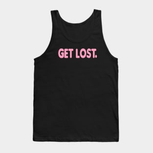 GET LOST. CLASSIC LOGO ROSE Tank Top